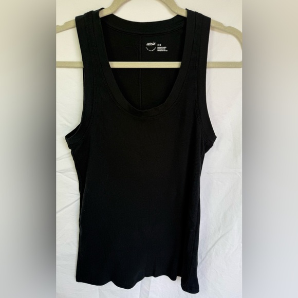 aerie Tops - Aerie Black Ribbed Tank Top Scoop Neck
Basic Casual Size M